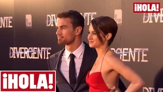 Hablamos con Shailene Woodley y Theo James en el estreno de 'Divergente' en Madrid