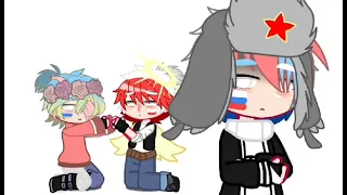 || Rosja vs Ukraina || Gacha club || countryhumans ||🌈just_rainbow🌈||