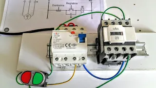 Mühürleme Devresi nedir, Üç Fazlı Kontaktör ile Mühürleme Nasıl yapılır.