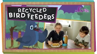 Make Your Own Recycled Bird Feeders - #sciencegoals