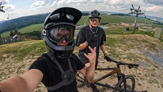 Heipark Tošovice, Harta a rapový song |MTB Vlog #15|