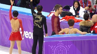 Sui/Han and Duhamel/Radford pose for photos