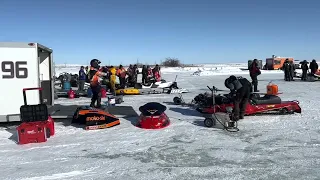 Snowmobile Racing Dakota 660 Ice Racers First Race of the Season 2023