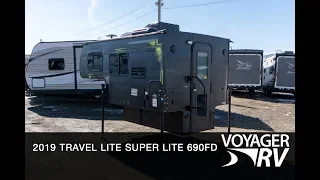 2019 Travel Lite Super Lite 690FD Truck Camper RV Video Tour - Voyager RV Centre