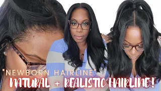 NEW! MAX True Hairline Wig Install "Newborn Hairline" High Quality Natural Texture Yaki Hairvivi