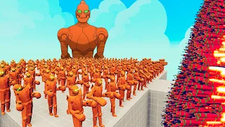 100x ROBOTS + 1x GIANT vs 1x EVERY GOD - Totally Accurate Battle Simulator TABS