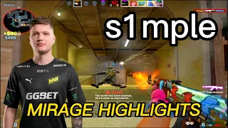 s1mple - HIGHLIGHTS - FACEIT - MIRAGE  -  21/11/2022