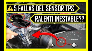 🛑5 FALLAS Del SENSOR TPS ⚠️ASI FALLA Tu CARRO Con Este SENSOR AVERIADO⚠️