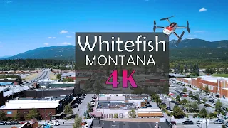 Whitefish, MONTANA / 4K 60fps Drone Footage