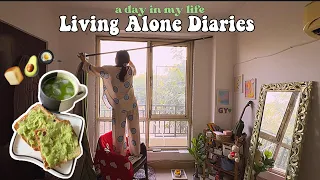 Living Alone Diaries 🍞🥑| Re arranging my Room🛋️ | Life Update 💌🍵| taking break from Instagram🍪⛓️‍💥