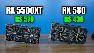 QUAL É A MELHOR GPU BARATA DO ALIEXPRESS? RX 580 VS RX 5500 XT