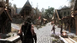 Skyrim Remastered 12 years later...4k Ultra Modded Gameplay Part 2 2023 (4k 60 FPS PC)