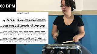 Solo #3 - Charley Wilcoxon - 150 Rudimental Solos (Fast and Slow)