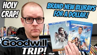 GOODWILL BLURAY TRIP! | BRAND NEW MOVIES FOR A DOLLAR!