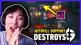 ROLE-SWAP SUPPORT DUMPSTERS OLD LANE PARTNER?! WINNER = WORLDS | Doublelift Co-Stream