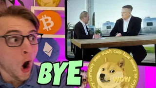 Elon Musk Reveals He’s Ditching Bitcoin For Dogecoin in Time 2021 Person of the Year Interview ⚠️