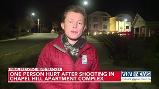 One person hurt in shooting at Chapel Hill apartment complex