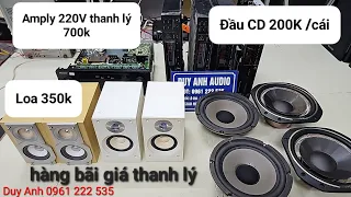 Dọn kho thanh lý Loa Amply CD giá rẻ từ 200k các bác ủng hộ liên hệ 0961222535