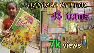 Standard titan crackers gift Boxes//standard fireworks gift box unboxing|| price