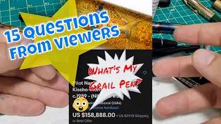 Doodlebud Viewer Q&A #1 - Engineering, Nibs, Making My Own Pen & MORE!