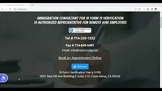 I9 Form Immigration Consultant - I 9 Authorized Representative Costa Mesa, California  714-229-1322