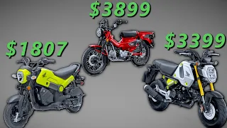 Which Honda Minibike is Best? Grom, Trail 125, Supercub or Monkey