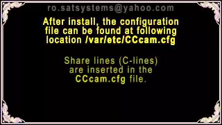 How to install CCcam on Dreambox DM500 800