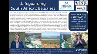 Conservation Conversations: Protecting SA's Estuaries - Dr G Murison & N Forbes (27Jul21)