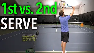 How to Hit a Spin Serve (First Serve VS. Second Serve)