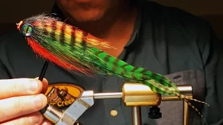 Pike Fluorescent streamer fly tying instructions by Ruben Martin