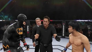 Batman vs. Bruce Lee (EA Sports UFC 3) - CPU vs. CPU - Crazy UFC 👊🤪