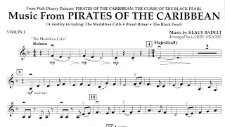 Pirates of the Caribbean violin 2 part