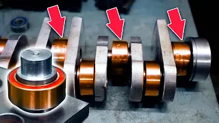 We make a fully custom ball bearing crankshaft