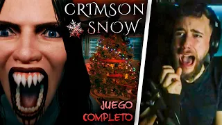 MI TERRORÍFICA EXNOVIA 😍🔪 CRIMSON SNOW [Juego Completo] #SalióCaldo #Terror