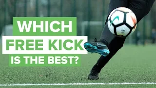 KNUCKLEBALL vs CURVE vs POWER | which free kick is best?