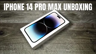 iPhone 14 Pro Max Space Black Unboxing & Setup