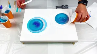 # 302 - Wrecked Ring Pour ~ The Great Switcheroo Part 2 ~ Acrylic Pour Painting