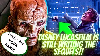 Snoke Is Luke's Hand - Disney Lucasfilm Is Still Writing The Star Wars Sequel Trilogy!