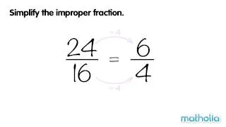 Simplifying Improper Fractions