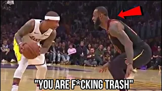 When LeBron James TRASH Talks His Opponents… (GETS HEATED)