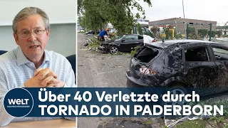 TORNADO und UNWETTER in Paderborn: Über 40 Verletzte - Pressekonferenz der Behörden