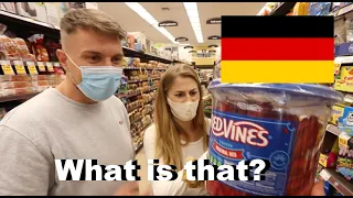 Germans first time grocery shopping in America !