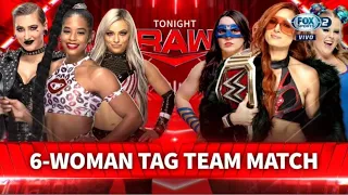 6 Woman Tag Team Match - WWE Raw Español Latino: 28/02/2022