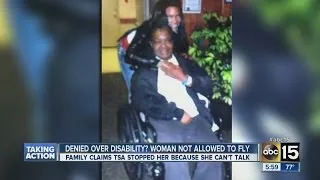 Woman denied flight because of disability?