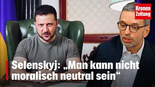 Rede von Selenskyj im Parlament: FPÖ sorgte für Eklat
