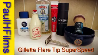 Gillette Flare Tip SuperSpeed 1966 |  Old Spice Original Shaving Cream