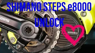 Shimano Steps e8000 speed unlock - 80 km/h from the smartphone!!!