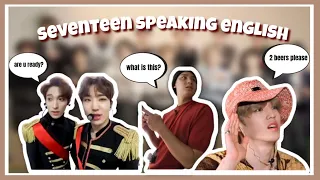 seventeen speaking english compilation