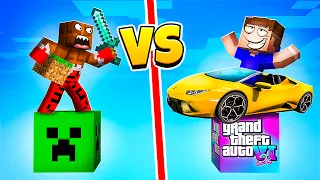 😱 ИГРОВАЯ БИТВА: ГТА 6 ЛАКИ БЛОК vs МАЙНКРАФТ ЛАКИБЛОК ! КТО ПОБЕДИТ?