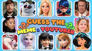 Guess The Meme & Who Is DANCING? | Lay Lay, Salish Matter, Wednesday, King Ferran, Elsa, MrBeast